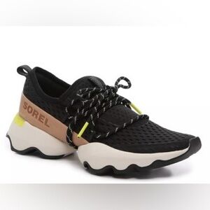 Sorel Black and Tan Sneakers with Modern Comfort